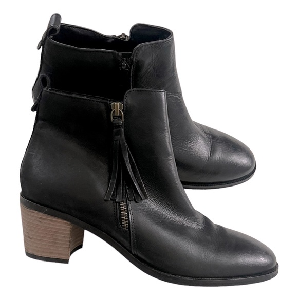 Crevo Autumn Tassel Leather Ankle Boots 10 - Picture 6 of 10